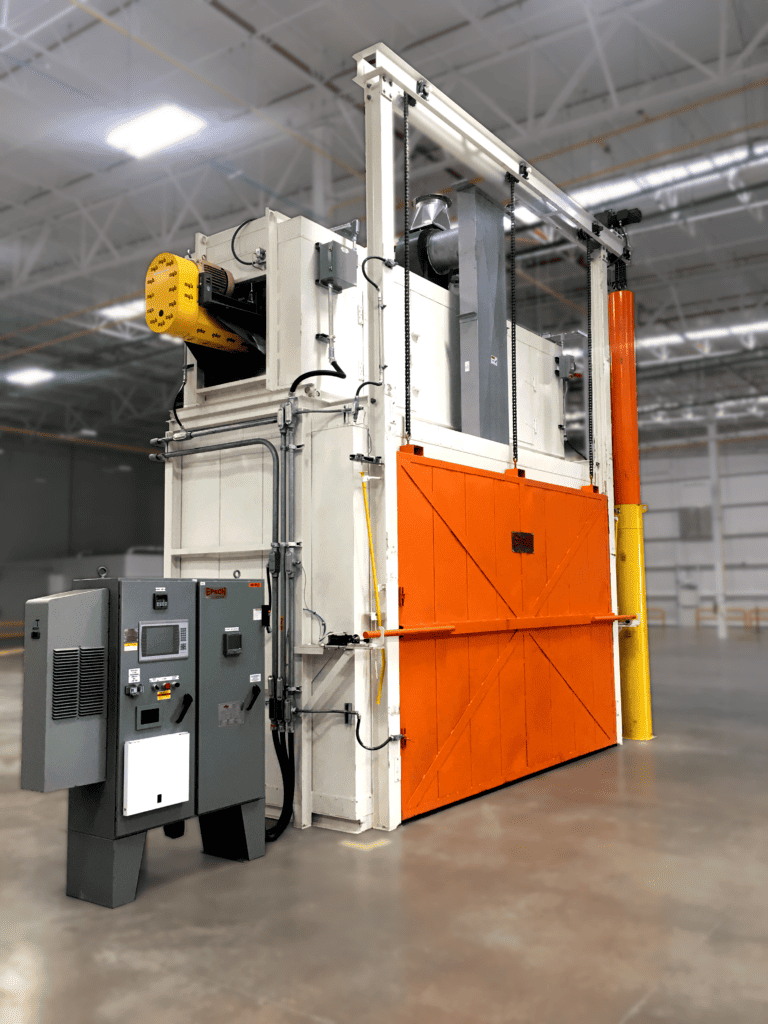 orange oven 768x1024 - Featured Project // Custom Batch Ovens for Automotive Industry